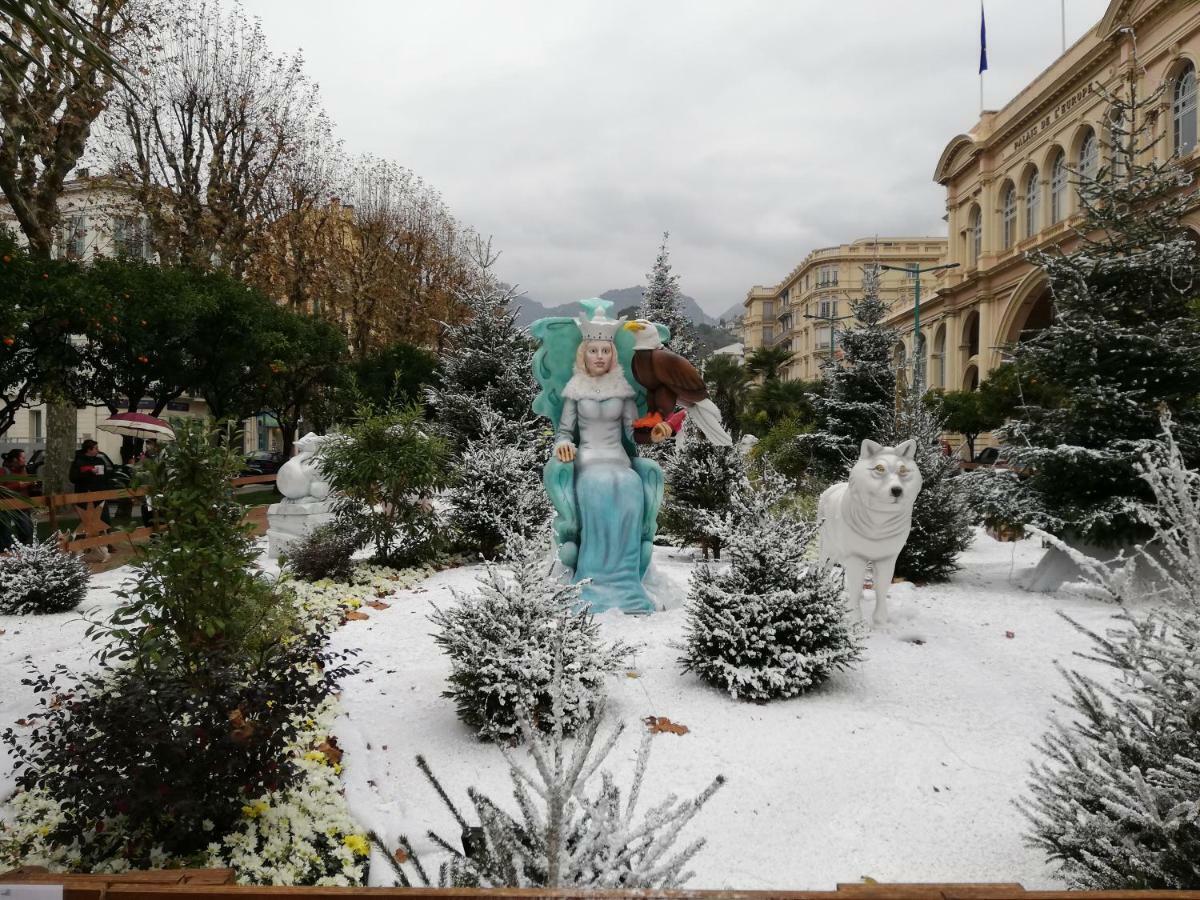 Appartement Le Cernuschi Rdc Ментона Экстерьер фото